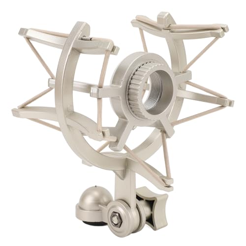 Mikrofon-Stoßdämpferhalterung, 25 Mm Anti-Vibrations-Spinne-Stoßdämpferhalterung, Mikrofon-Clip-Halterung für Neumann TLM103, TLM193, TLM127, TLM170, MK4 von Plyisty