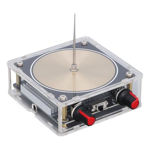 Music Coil Kit, 3,5 Mm Audible Jack 48V Künstlicher Spark-Arc-Generator-Lautsprecherfunktion 5-50Hz Entladung für Wissenschaftsexperiment (EU-Stecker AC100-240V) von Plyisty