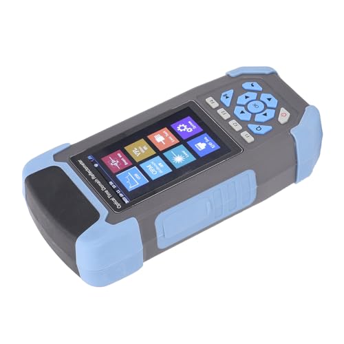 OTDR-Tester, Optische Zeitdomäne Reflektometer 100-240V Touchscreen Universal Connector 3,5 Zoll LCD-Anzeige Multi-Funktion 24 DB 22 DB für die Wartung (EU-Stecker 100-240V) von Plyisty