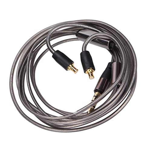Plyisty A2DC-Kopfhörerkabel, 3,5-mm-Stecker, Ersatz-Kopfhörer-Upgrade-Kabel für ATH CKS1100, für E40, für E50, für E70, für LS200, für LS300, für LS400, 130 Cm von Plyisty