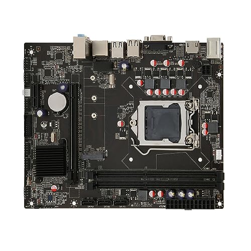 Plyisty ATX B75A-Motherboard, Dual-Channel-DDR3, Integrierte M.2-Schnittstelle, UnterstütztCore I3 I5 der 2. und 3. Generation, High-Speed-HD-Multimedia-Schnittstelle, USB3.0-Front, von Plyisty