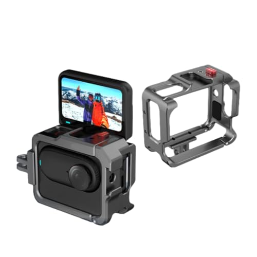 Plyisty Aluminiumrahmen -Käfig für Insta 360 Go 3, 3s, Schnellfreisetzungs -Schutzhäuser, Utility -Rahmen -Käfig mit Kalter Schuhhalterung Plyisty Aluminiumrahmen -Käfig für Insta 360 Go 3, 3s, Schnellfreisetzungs -Schutzhäuser, Utility -Rahmen -Käfig mit Kalter Schuhhalterung von Plyisty