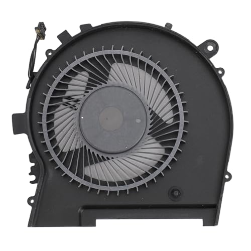 Plyisty Ersatz-CPU-GPU-Lüfter, 4-poliger Stromanschluss, Laptop-Computer-Kühler, Leicht und Effizient für HP Omen 15-DH 15-DH1070WM 15-DH0111TX (CPU-Lüfter) von Plyisty