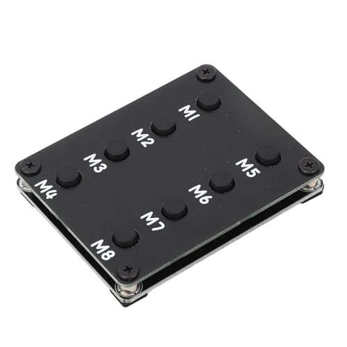 Plyisty Externe Transceiver-Tastatur, Funk-Shortcut-Steuertastatur für IC 705 IC 7600 IC 7610, mit 3,5-mm-Kabel, DIY-Datenkabel von der MIC-Schnittstelle Erforderlich von Plyisty