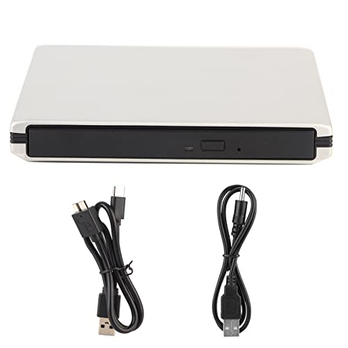 Plyisty Externes DVD-CD-BD-Laufwerk, USB 3.0 Lese-/Schreibgerät, Tragbares Blu-Ray-Laufwerk, DVD-Brenner, Blueray-Brenner, Optischer Laufwerk-Player für Laptop-Desktop, Aluminiumlegierung von Plyisty