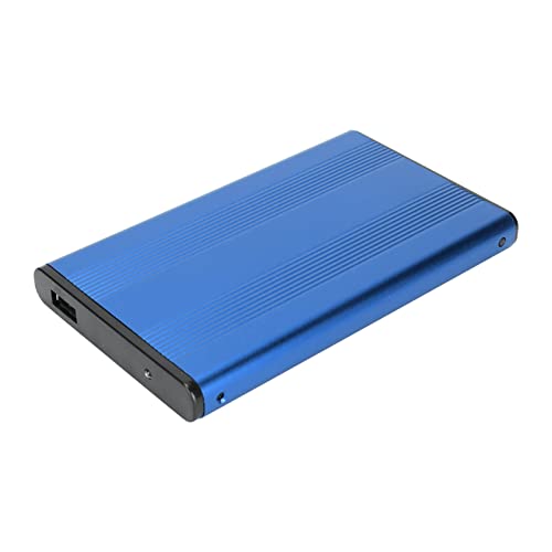 Plyisty Externes Festplattengehäuse für 2,5-Zoll-Festplatten und SSD-Solidity-State-Laufwerke, 2 TB USB3.0-zu-HDD-Gehäuse Festplattengehäuse (Blau) von Plyisty