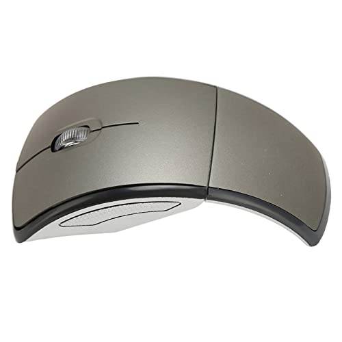 Plyisty Faltbare Kabellose Maus, Hohe Leistung mit 2,4-GHz-Steuerung, Tragbar und Kompakt, Starke Kompatibilität, Geeignet für, Mac, Laptop (Grey) von Plyisty