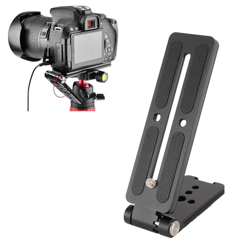 Faltbare Kamera-L-Halterung, Vertikale Kamerahalterung, Horizontale Umschalt-Stativ-Schnellwechselplatte, Stativ-Schnellwechselplatte für DSLR-Einbeinstativ-Stabilisator, Faltbare Kamera-L-Halterung, Vertikale Kamerahalterung, Horizontale Umschalt-Stativ-Schnellwechselplatte, Stativ-Schnellwechselplatte für DSLR-Einbeinstativ-Stabilisator, von Plyisty