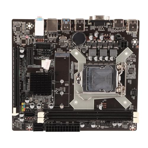 Plyisty H81 LGA1150 DDR3-Computer-Motherboard, DDR3-Desktop-Speicher 1066/1333/1600, 3 SATA2.0-Schnittstellen, PCI-E X16-Grafikkartensteckplatz, VGA- und HDMI-Ausgang von Plyisty