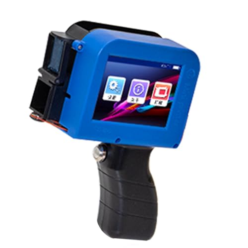 Plyisty Handheld-Tintenstrahldrucker, HD-LED-Touchscreen, mit Schnell Trocknender Tintenpatrone, Tragbares Tintenstrahl-Kodiergerät für Text/Barcode/Logo/QRCode/ Plyisty Handheld-Tintenstrahldrucker, HD-LED-Touchscreen, mit Schnell Trocknender Tintenpatrone, Tragbares Tintenstrahl-Kodiergerät für Text/Barcode/Logo/QRCode/ von Plyisty