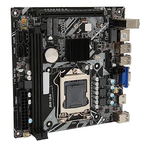 Plyisty -ITX-Motherboard mit LGA 1155-CPU-Steckplatz, Mehrphasiger Stromversorgung, HD-Schnittstellen, Dual-Channel-DDR3 und 10 USB2.0-Schnittstellen von Plyisty