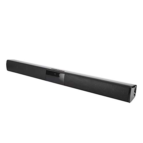 Plyisty Kabellose Bluetooth-Soundbar, Tragbarer Soundbar-Stereo-HiFi-Lautsprecher mit Fernbedienung, 4x5W -Heimkino-Soundbar-System, für TV, Lautsprecher von Plyisty