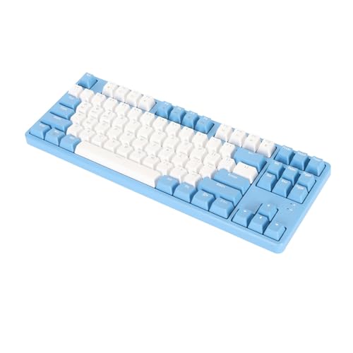 Plyisty Kabellose Mechanische -Tastatur mit Hot-Swap-Blue-Switch, Geräuscharm, 2,4-G-Unterstützung, Geringe Latenz von Plyisty