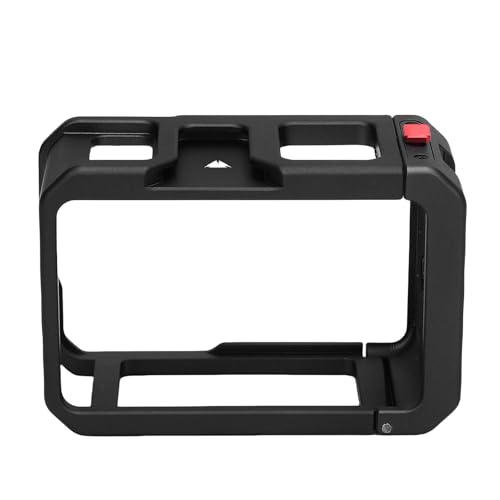 Plyisty Kameragehäuse Frame Hülle, Kameraschutzrahmen 1/4 Zoll Faden für Actionkamera (Black) von Plyisty