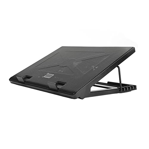 Plyisty Laptop-Kühlpad, 5 Lüfter, Zwei USB-Anschlüsse, Gaming-Laptop-Kühler, Universeller Laptop-Kühlständer für Laptops Unter 17 Zoll, USB-Aufladung von Plyisty