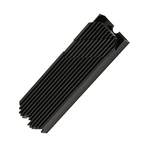 Plyisty M.2-Kühlkörper-SSD-Kühler, Doppelseitiger Kühlkörper für PC / PS5 M.2 PCIE NVMe oder M.2SSD-Kühlung mit Thermischem Silikonpad (Schwarz) von Plyisty