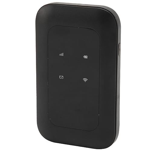 Plyisty MF680 4G LTE Mobiler WLAN-Hotspot mit SIM-Kartensteckplatz, 150 Mbit/s, Unterstützt 10 Benutzer, Batteriebetrieben, Tragbarer Router für Unterwegs mit Intelligenter Verschlüsselung von Plyisty