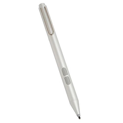 Plyisty MPP1.51 Stylus Pen 1024 Druckstufen für Pro 3/4/5/6/7/X/8 mit 2 Austauschbaren Spitzen – Kompatibel mit fürTransformer, fürfürX360 – Langlebige Aluminiumlegierung (Silber) von Plyisty