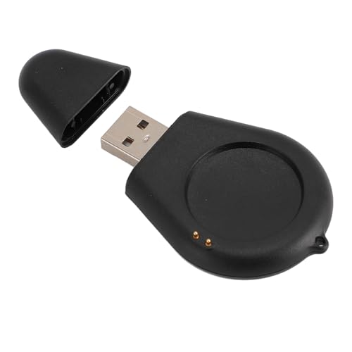 Plyisty Magnetischer Uhr Ladegerät, ABS Good Light -Kompatibilität in Smart Chip auf Small Travel Ladegerät Guard Guard Integriert (BLACK) von Plyisty