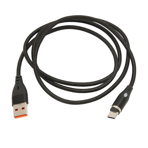 Plyisty Magnetisches USB-C-Kabel, 9-poliges Magnetisches Ladekabel mit Doppelt Starkem Magnetkopf, 120 W Magnetisches Schnellladekabel Typ C für Alle Typ-C-Schnittstellen von Plyisty