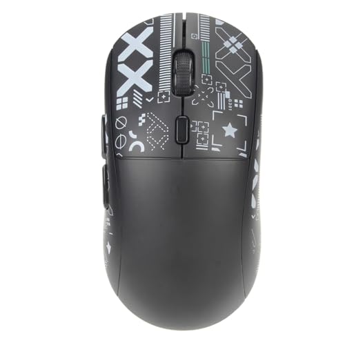 Plyisty -Maus, Hübsches Design -Design Drahtloser Kompatibilitätstyp C. 5 -Level -DPI für Laptop Hochladen (Black) von Plyisty