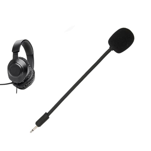 Plyisty Mikrofon-Ersatz für Quantum 100 Gaming-Headset, 2,5 Mm Abnehmbares Boom-Mikrofon, Rauschunterdrückung, Spiel-Mikrofon-Ersatz von Plyisty