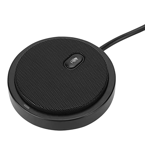 Plyisty Omnidirektionales 360°-Pickup-Mikrofon mit High-Fidelity-Sound, USB-Plug-and-Play, Leicht von Plyisty