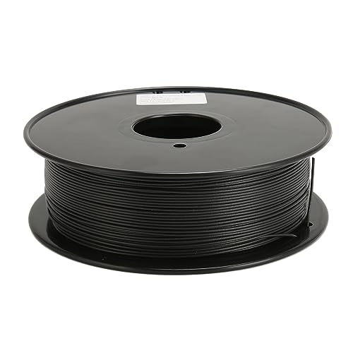 Plyisty PLA 1,75 Mm Kohlefaser-Filament, Hohe Festigkeit, Ausgezeichnete Betthaftung, Matte Oberflächen, 50 Mm/s Geschwindigkeit, Anti-Tangle, für 3D-Drucker, Schwarz von Plyisty