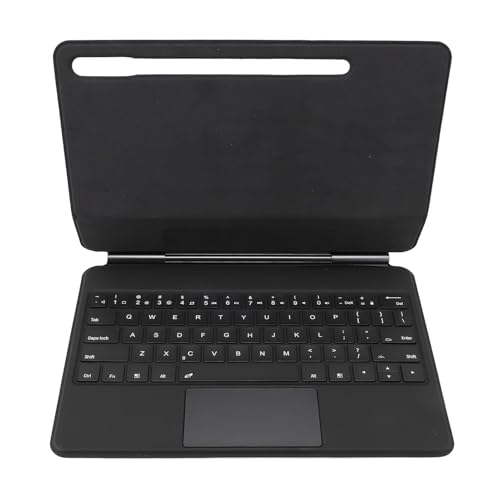 Plyisty Tablet-Tastatur, Magnetische Tablet-Tastaturhülle aus Aluminiumlegierung mit Stifthalter für Tab S7+ S8+ S9+ von Plyisty