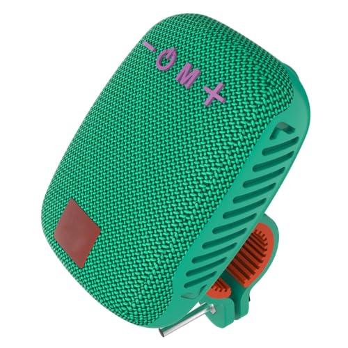 Plyisty Tragbarer Bluetooth-Lautsprecher für Fahrrad, IPX5 Wasserdichter Fahrradlautsprecher, 3 Stunden Spielzeit, Unterstützt FM-Radio, U-Disk, für Fahrradfahren (Pfauenblau) von Plyisty