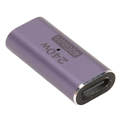 Plyisty USB4.0-C-Buchse-auf-Buchse-Adapter für Laptop-Telefone, Typ-C-Geräte, Unterstützt PD 240 W, 40 Gbit/s, 8K 60 Hz Videoausgang von Plyisty