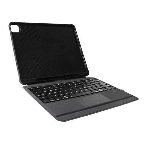 Plyisty Ultraleichte, Schlanke, Tragbare Kabellose Bluetooth-Tastatur für IOS-Tablets 12,9 Zoll (2018/2019), Magnetische 2-in-1-Funktastatur mit Touchpad und RGB-Hintergrundbeleuchtung von Plyisty