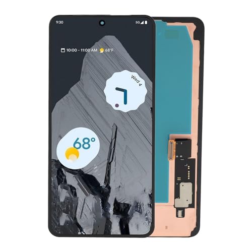 Plyisty für Pixel 8 Pro Bildschirmaustausch mit Reparaturwerkzeugen, AMOLED-Fingerabdruckerkennung, Display-Digitizer-Touchscreen-Baugruppe für Pixel 8 Pro GC3VE G1MNW von Plyisty