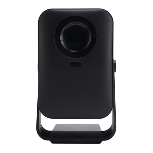 Projektor mit WLAN und Bluetooth, Tragbarer 1080P-Projektor mit um 270° Drehbarem Ständer, Unterstützt Automatische Korrektur und Kurzdistanz, für Telefon-Laptop-TV-Sticks von Plyisty