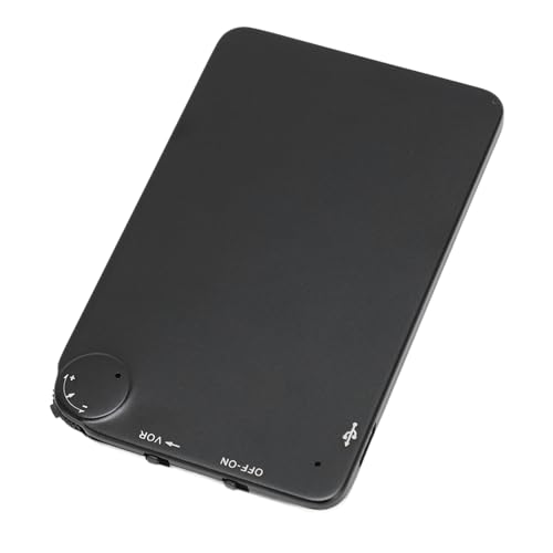 Sprachaktivierter Aufnahmegeräte, Professionelle Multifunktion Automatische Aufzeichnungsgeräuschreduktion 750mAh Wiederaufladbarer Batterie -Digital Voice Recorder für das Treffen (8 GB Speicher) von Plyisty