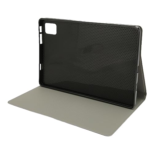 Tablet-Hülle für Blackview Tab12, Klappbare Ständerabdeckung aus PU-Leder, Mehrfachwinkeleinstellung, Sturzsicheres Design, Präzise Löcher (Blau) von Plyisty