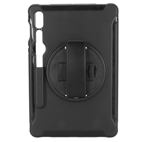 Tablet -Schutzhülle, Einstellbare Handgurt Stoßdämpfer -Dropschutz Präziser Ausschnitte Robuste Tablet -Hülle für S9 X710 für S8 X700 (Black) von Plyisty