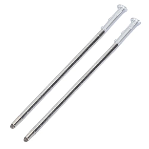 Touchscreen Phone Stift Ersatz, Metall Langlebige Hochsensitivität Phone Stylus Stift Ersatz Perfekte Passform Praktikum Zum Schreiben (Black) (Silver) von Plyisty
