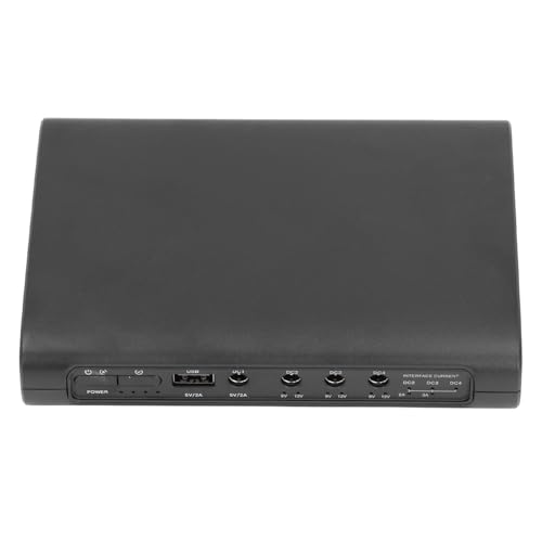UPS, UPS Battery Backup 25600MAH 89.3 W Maximum 3A für Fingerabdruck -Anwesenheitsmaschine (EU-Stecker) von Plyisty
