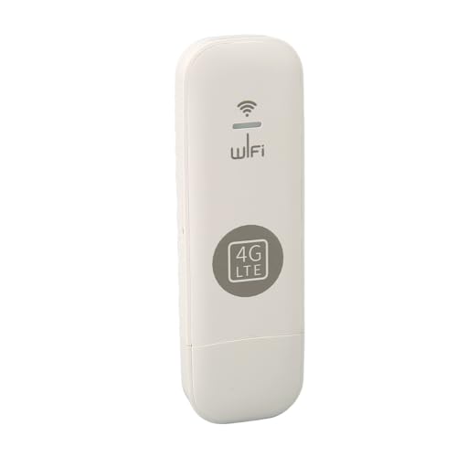 USB-WLAN-Adapter, 150 Mbit/s, Micro-SIM-Kartensteckplatz, Kapazität für 10 Benutzer, WPA-Verschlüsselung, Dongle für Europa und Asien (White) von Plyisty