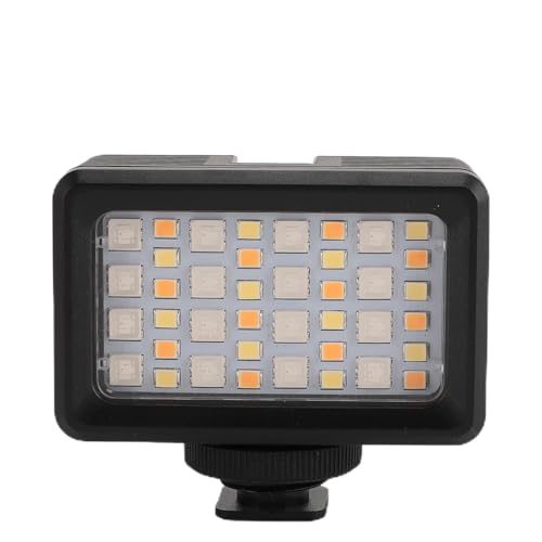 Videolicht an der Kamera, 2500 K Bis 9000 K CRI 95+ LED-Kamera-Lichtfülllampe, 40 M wasserdichte RGB-Panel-Lampe für Tragbare Fotografie-Selfie-Beleuchtung Videolicht an der Kamera, 2500 K Bis 9000 K CRI 95+ LED-Kamera-Lichtfülllampe, 40 M wasserdichte RGB-Panel-Lampe für Tragbare Fotografie-Selfie-Beleuchtung von Plyisty