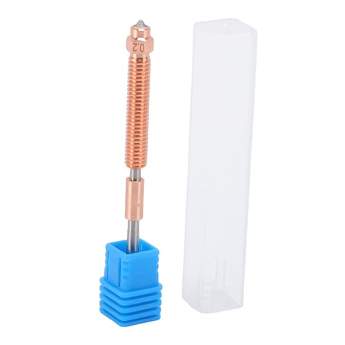 Vollmetall -Druckdüse, 600 Mm/s Hochgeschwindigkeit M6x76mm Integrierter Düsenersatz für HI -Kombination für 3D Drucker (0,2 mm) von Plyisty