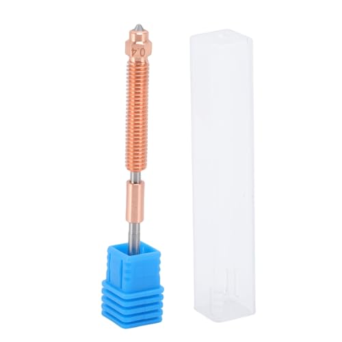 Vollmetall -Druckdüse, 600 Mm/s Hochgeschwindigkeit M6x76mm Integrierter Düsenersatz für HI -Kombination für 3D Drucker (0,4 mm) von Plyisty