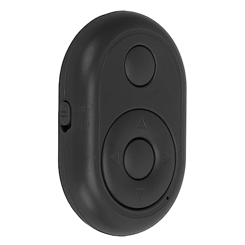 WLAN -Kamera -Fernbedienung, Leichte Wiederaufladbare Kamera Verschlussfernbedienung Easy Operation One Taste Seite Flip Zum Ansehen Video (Black) von Plyisty