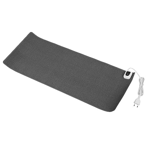 Warmes Maus -Pad, PU Leder Großes 4 Stunden Automatische Herunterfahren Beheizte Maus -Mauspad 31x13in Warm Innerhalb von 5 Sekunden 3 Heizungsniveaus für Zuhause für Büro (GRAY) von Plyisty