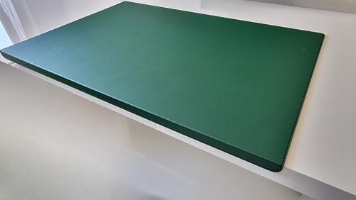 PM Schreibtischunterlage mit Kantenschutz Sanftlux Leder in 12 Farben 3 Gr. (Alt Grün, 90cm x 48cm) von Pm PROFI-MATS