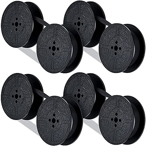 Pmandgk 4 Pack Schreib Maschinen Farb Band Doppel Spule Schreib Maschinen Farb Band Tinte Doppel Spule Tinte Ersatz Teil für die Meisten Schreibmaschinen (Schwarz) von Pmandgk