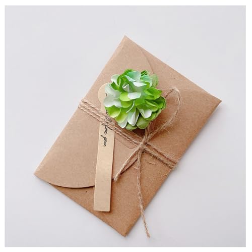 Pmnzdy 20 Set Grußkarte mit Getrocknete Blumen Dekoration Retro Kraftpapier Blanko Umschläge-Grußkarte Mini Briefumschläge mit Karten Hochzeitskarten Grüne-Hortensie S=71 * 105mm Pmnzdy 20 Set Grußkarte mit Getrocknete Blumen Dekoration Retro Kraftpapier Blanko Umschläge-Grußkarte Mini Briefumschläge mit Karten Hochzeitskarten Grüne-Hortensie S=71 * 105mm von Pmnzdy