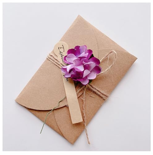 Pmnzdy 20 Set Grußkarte mit Getrocknete Blumen Dekoration Retro Kraftpapier Blanko Umschläge-Grußkarte Mini Briefumschläge mit Karten Hochzeitskarten Lila-Nelke S=71 * 105mm Pmnzdy 20 Set Grußkarte mit Getrocknete Blumen Dekoration Retro Kraftpapier Blanko Umschläge-Grußkarte Mini Briefumschläge mit Karten Hochzeitskarten Lila-Nelke S=71 * 105mm von Pmnzdy