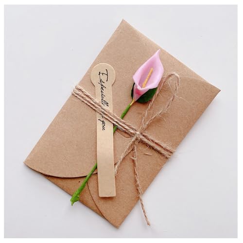 Pmnzdy 20 Set Grußkarte mit Getrocknete Blumen Dekoration Retro Kraftpapier Blanko Umschläge-Grußkarte Mini Briefumschläge mit Karten Hochzeitskarten Rosa-Calla-Lilie L=110 * 175MM Pmnzdy 20 Set Grußkarte mit Getrocknete Blumen Dekoration Retro Kraftpapier Blanko Umschläge-Grußkarte Mini Briefumschläge mit Karten Hochzeitskarten Rosa-Calla-Lilie L=110 * 175MM von Pmnzdy